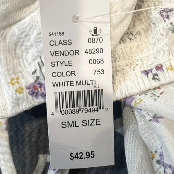 LA Hearts by PacSun Women's White and Purple Dress samll - Picture 7 of 7